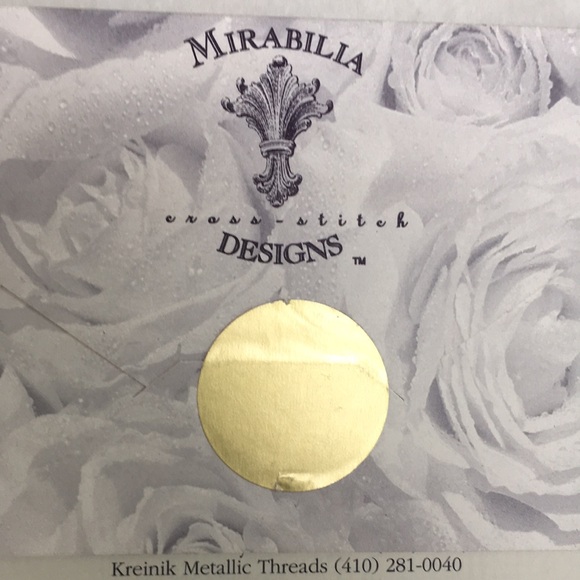 Mirabilia Mermaid of the Pearls Cross Stitch Chart MD26 - Picture 5 of 5